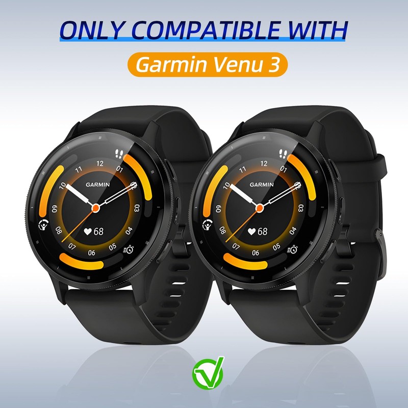 Kimiyaki 2 Pack for Garmin Venu 3 45mm Screen Protector