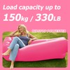 Inflatable Couch Lounger Sofa for Camping, Beach, Outdoor - Lightweight