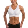 ENELL Women's Lite Full Coverage Sports Bra (101),2,White