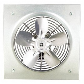 Dayton 14" x 14" 115VACV Medium Duty Direct Drive Exhaust Fan with 10" Blade Dia.