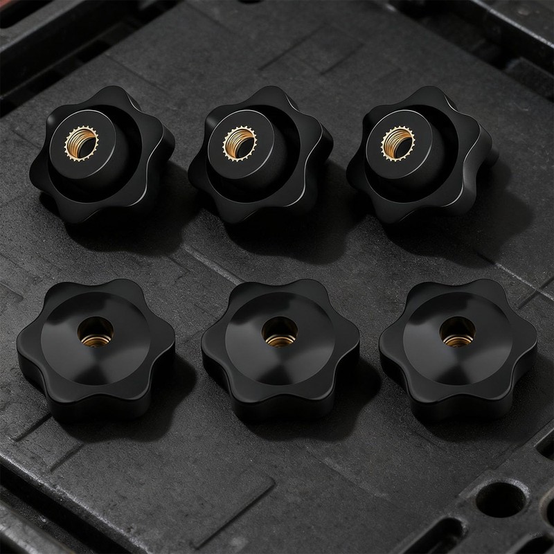 BRIIKPP Star Knob Nuts Female Thread Star Knobs Hand Grip