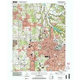 YellowMaps Bloomington in topo map, 1:24000 Scale, 7.5 X 7.5 Minute, Historical, 1998, Updated 2003, 26.9 x 22 in - Tyvek