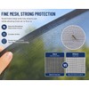 White Nylon Mesh Screen for Mosquito and Insect Protection -
