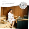 iplusmile Sauna Temperature and Humidity Gauge Dual Use Hygrometer for