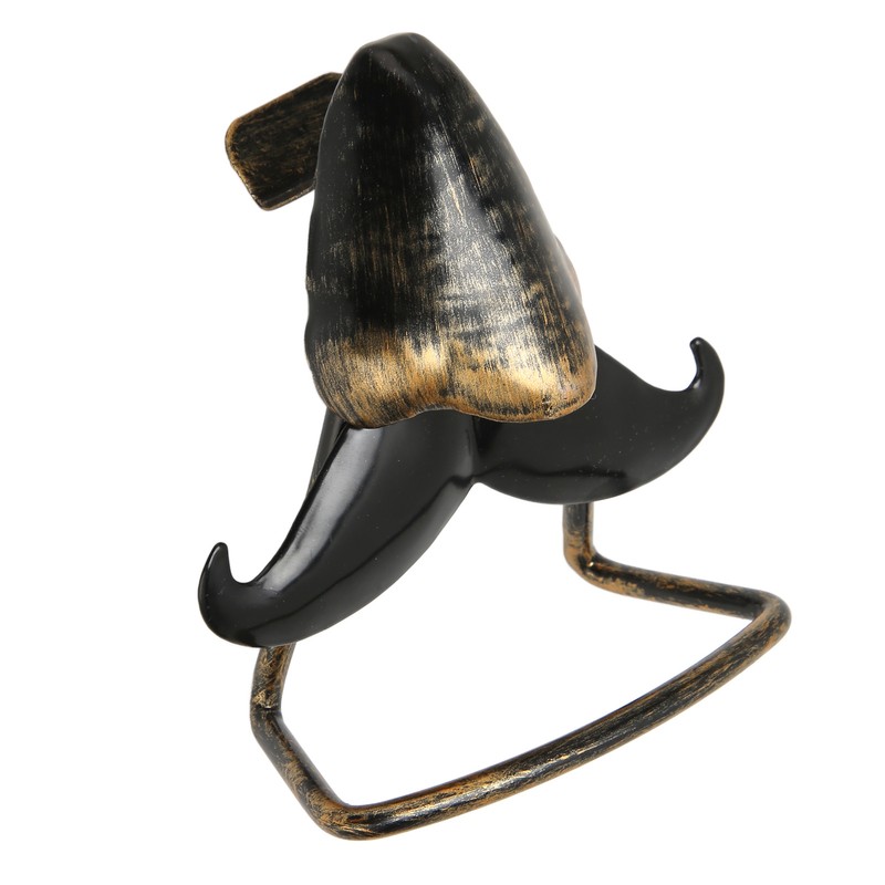 Nose Shaped Eyeglasses Holder Iron Nose and Mustache Shaped Eye