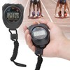 Stopwatch Timer, Multifunctional Stopwatch, Waterproof Dust and Shock Resistant, Suitable