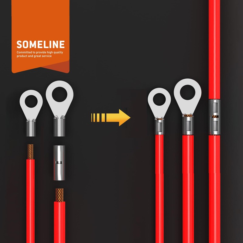 SOMELINE® DIN Series Ring Terminal Set for 4-16mm² Cables Includes
