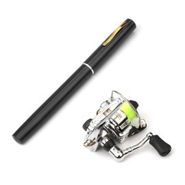 Lixada Fishing Equipment, Mini Fishing Rod with Fishing Reel, 1 m / 1.4 m / 1.6 m Bag Foldable Fishing Rod Reel Combo, Mini Pen Fishing Rod Kit, 7 Colours Mini Pocket Pen Fishing Rod