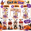 Yarratech 100 Piezas Bolsas de Dulces de Halloween, Bolsitas de