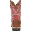 Durango womens Lady Rebel Work Western Boot, Briar Brown and