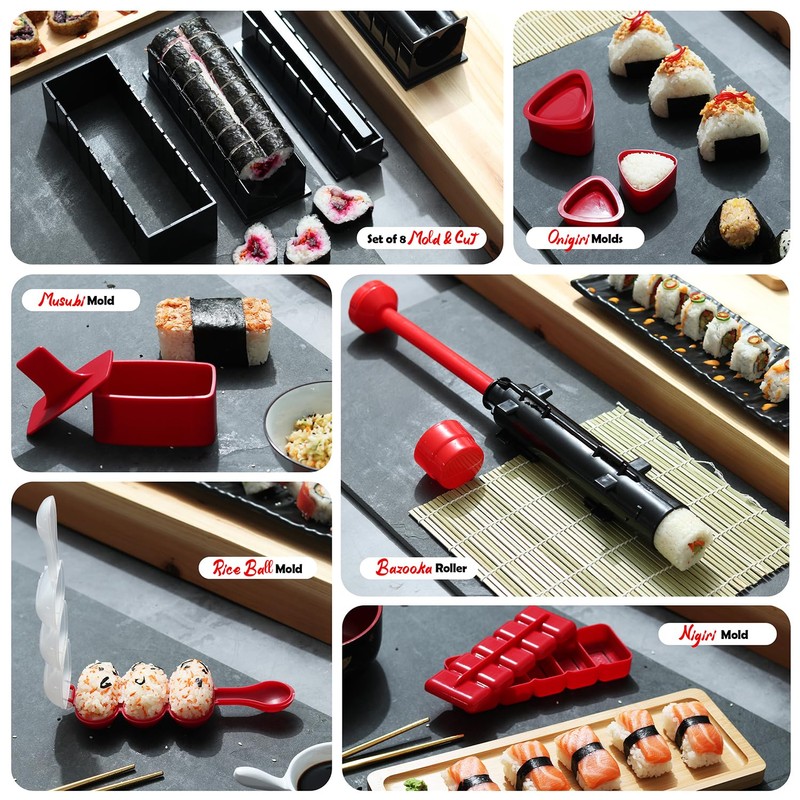 CraftZee Sushi Making Kit - Complete Sushi Maker Kit with
