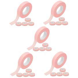Beavorty 5sets Professional Eyelash Extension Tape for Women Comfortable Breathable Lash Strip Lashes Tool 5pcs*5
