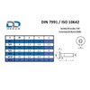D2D Pack of 4 Countersunk Screws with Hexagon Socket (ISK)
