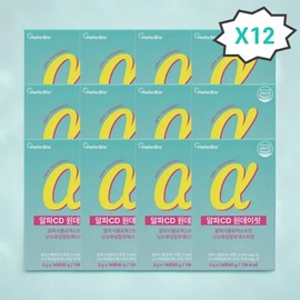 Hello Bio Alpha CD One Day Fit Alpha Cyclodextrin 14 packets, 12 boxes, 168 days supply / 알파CD 원데이핏 알파시클로덱스트린 14포 12박스 168일분