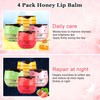 Bee Balm Lip Balm Honey Pot, Lip Care Lip Scrub
