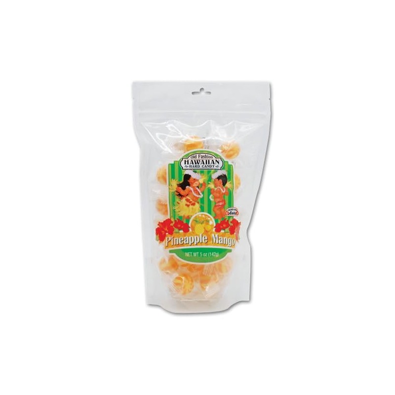 Old Fashion Hawaiian Hard Candy 5oz Bags Pineapple Mango