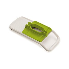 Joseph Joseph Duo Multi-Grip Mandoline, Fruit and Vegetable Slicer with Precision Food Grip, White