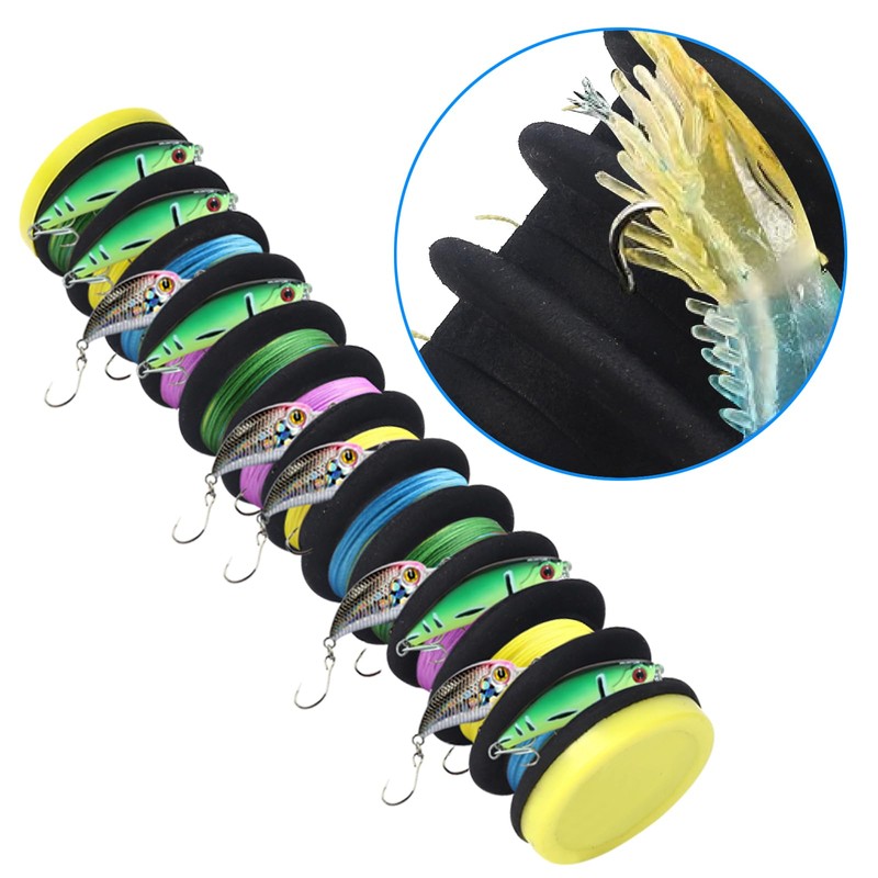 Vefungyan Fishing Line Storage Holders Organizer: 3pcs Fishing Line Spooler