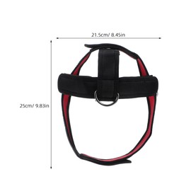Kisangel Neck Harness Trainer Head Trainer Strap Safety Neck Trainer Exerciser for Weight Lifting Sports Heavy Training Equipment