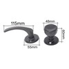 Aqbau® Door Handle with Door Knob Rotatable | Button Push