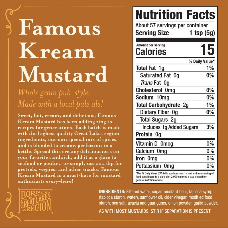 Brownwood Farms Flavored Mustard, Made in Small Batches, Sweet, Hot,