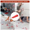 Flintronic Tile Wedges Pack of 100 Plastic Laminate Spacers
