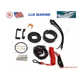 LLD_TK Mercury Kill Stop Switch Safety Lanyard Sing Twin Triple Quad Engine