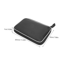 Mikinona Table Tennis Bat Bag Protective Storage Case for Rackets Compact and Lightweight Design Durable Material with Smooth Zipper for Players The Go Random Pattern