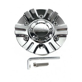 AKUZA 702 CREATION FWD WHEEL RIM CHROME CENTER CAP LG0608-04 / EMR702-CAR-CAP