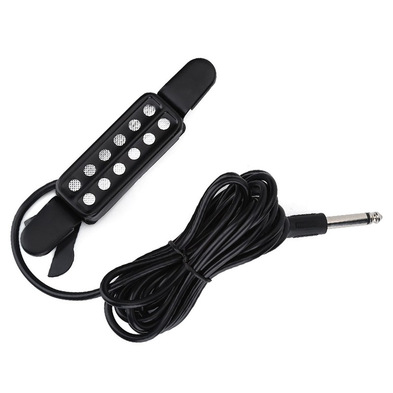 12 Sound Hole Magnetic Pickup Transducer for Acoustic Guitar Musical