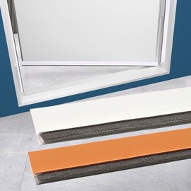 1.2M Entry Door Gap Sealer & Weatherstrip - Draft Blocker Draft Stopper Window Type Gap Sealer Wood 1.2M 2ea