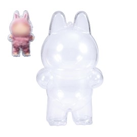 BOXOB Protective Cover for Dolls, Waterproof Plush Toy Protective Case Transparent Standing Display Covers Plastic Case Cover for Doll (Standing Style)