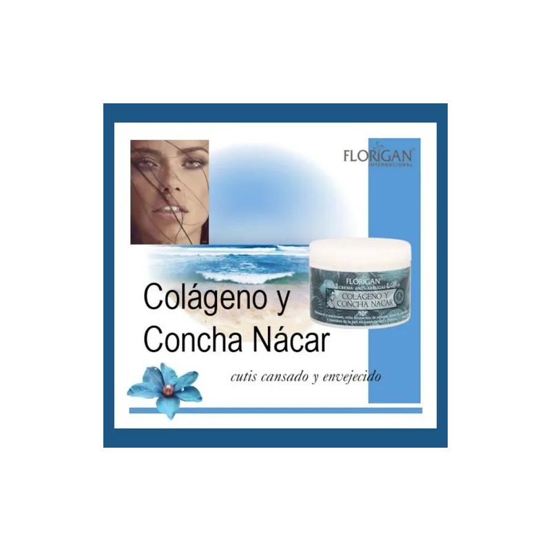 Crema Anti-arrugas Colágeno Y Concha Nácar Florigan® Set 3