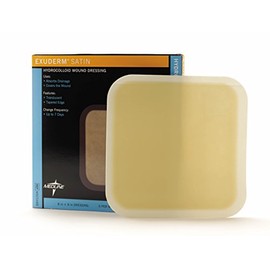 Medline MSC5422 Exuderm Satin Hydrocolloid, 2" x 2" (Pack of 20)