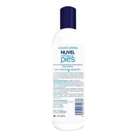 Loción Crema Nuvel Refresca Pies con Mentol y Alcanfor 250ml