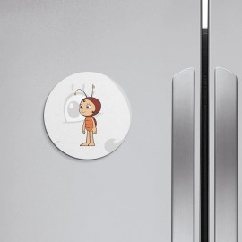 Unbranded Maya The Bee Cartoon Lara | 4'' X 4'' Round Decorative Magnet