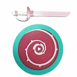 AllTru2U Steven Universe Petite Rose Quartz 14" Shield and 17" Sword Cosplay Playset