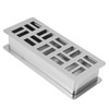 Stainless Steel Toothpick Holder Hollowed Out Rust Prevention Rectangle Toothpick