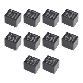 sourcing map 10 Pcs JQC-3FF-S-Z DC 24V Coil SPDT 5 Pin PCB Electromagnetic Power Relay