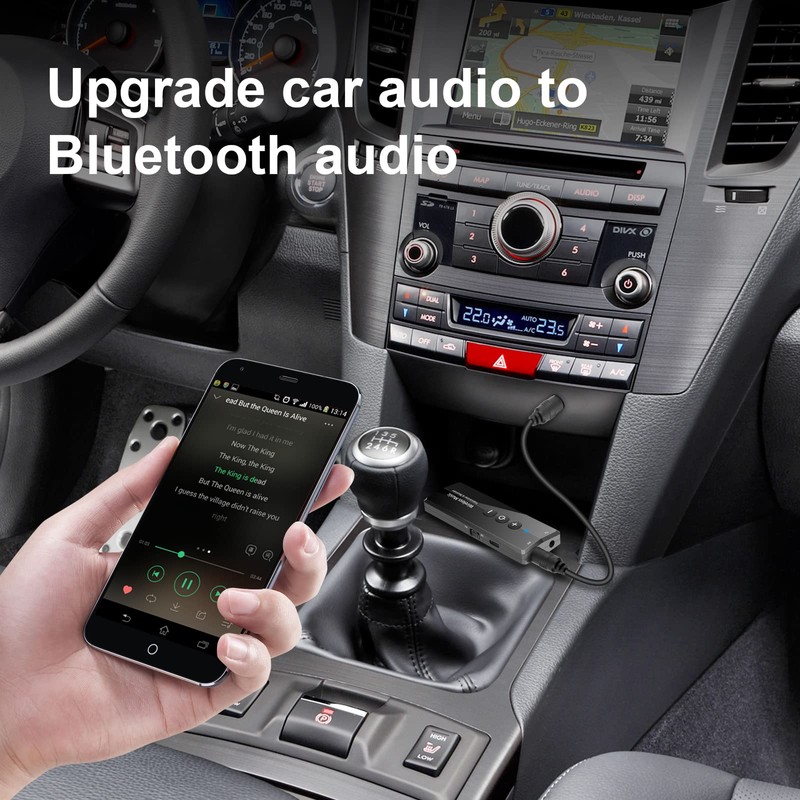 Transmisor Bluetooth 5.3 - Receptor, Conector de Audio Bluetooth, aptx