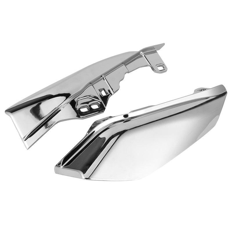 2Pcs Air Deflector Trim Heat Shield Motorcycle MidFrame Trim Fit