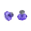 T Tulead Crystal Door Knobs Purple Acrylic Handle Diamond Wardrobe