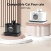 PEKTACO Replacement Filters for Wireless Cat Water Fountain SSPF-V04, 2.8L/95oz