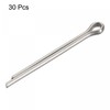 sourcing map Split Splint 2.5 x 30 mm Stainless Steel
