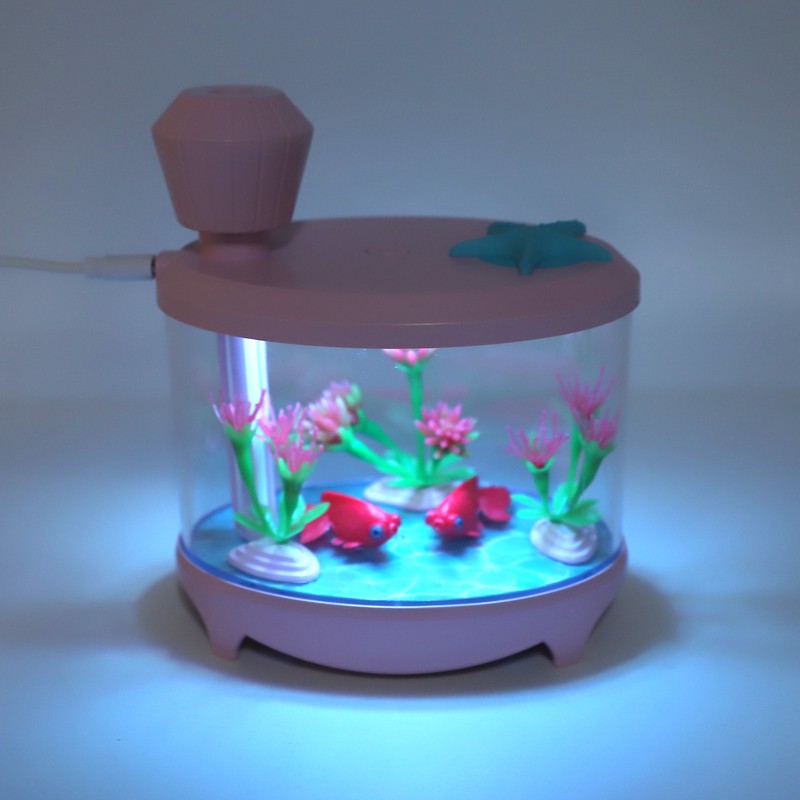 Micro Landscape Humidifier Fish Tank Modeling Ultra Sound USB Low