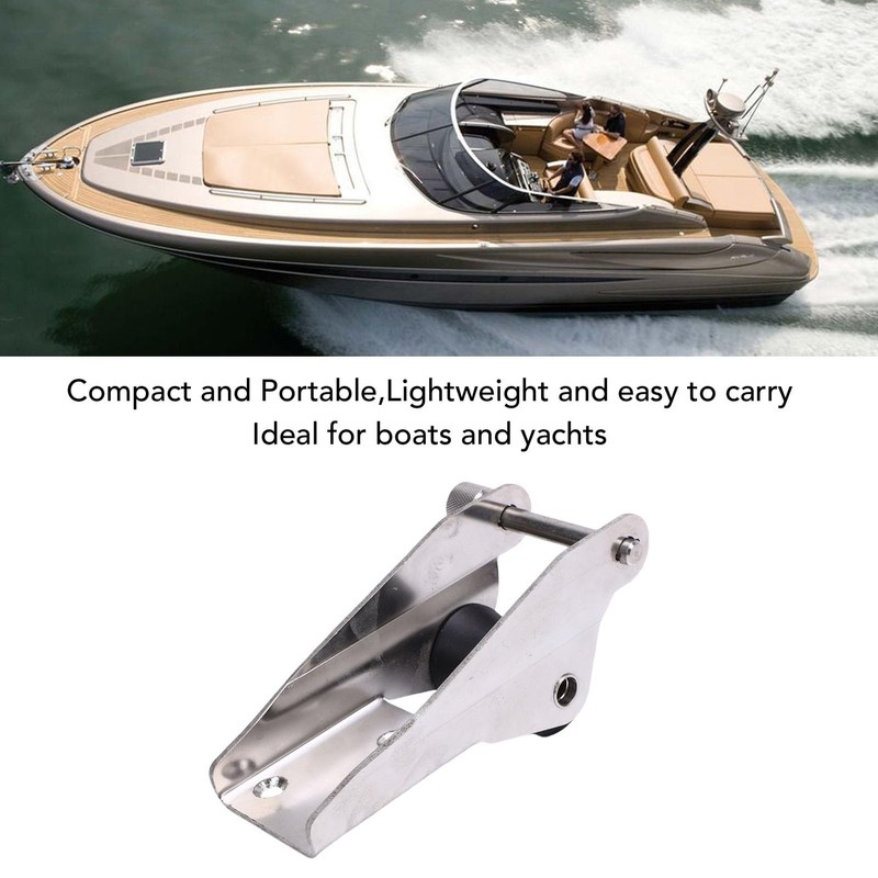 Asixxsix Stainless Steel Bow Anchor Roller, 160mm Boat Trailer Rollers