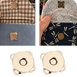 50 Pcs Hebilla Magnética Invisible Broches De Costura Botones Magnéticos a Presión Broches De Presión Para Cierre De Bolsa Sujetadores Magnéticos Bolsas Metal. Tocar La Campana