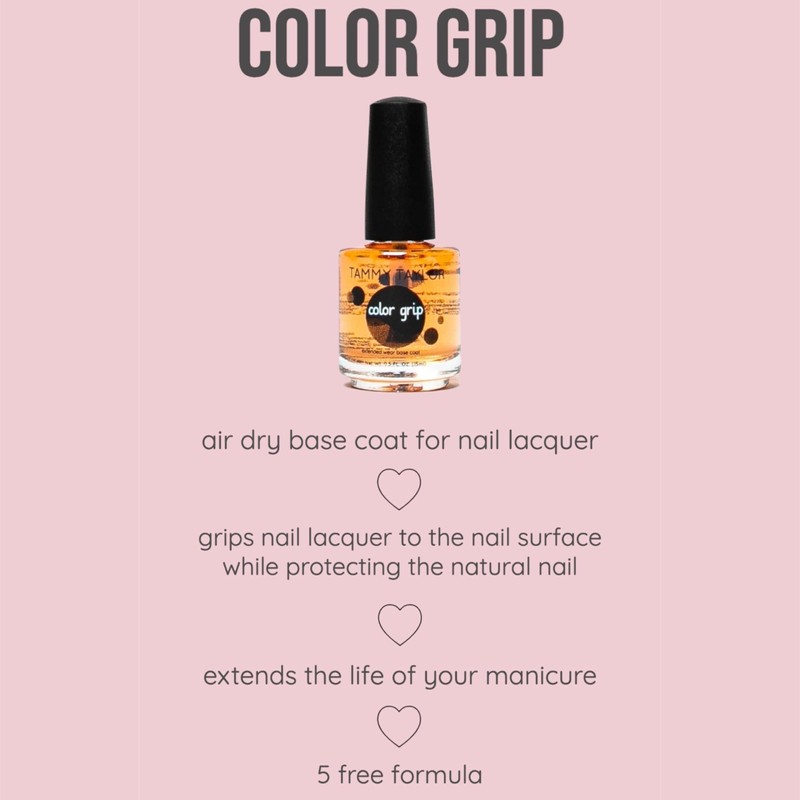 Tammy Taylor Color Grip Base Coat, Extend the Life of
