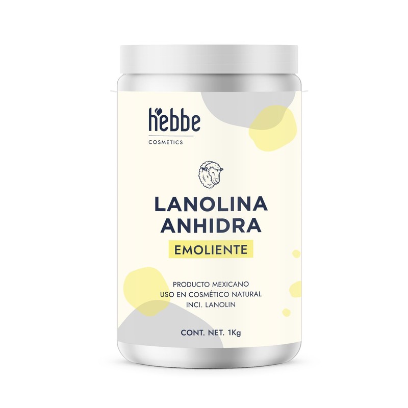 HEBBE - Lanolina 1kg | Alivia Piel Agrietada | Potente
