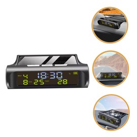 JECOMPRIS On-Board Timetable Automotive Clock Car Thermometer Car Clock Digital Thermometer Small Clock for Car Dashboard Clock Temperature Meter Vehicle Clock Vehicle Thermometer